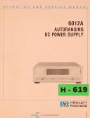 Hewlett Packard-Hewlett Packard 312A Wave Analyzer, Install Operations Maintenance Service Electrical Manual 1971-312A-05